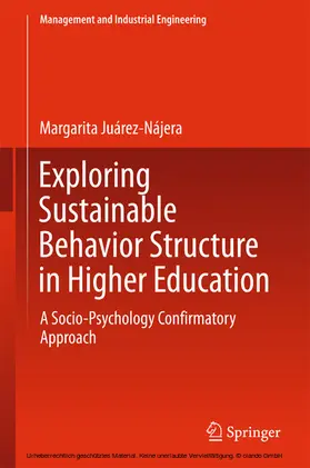 Juárez-Nájera |  Exploring Sustainable Behavior Structure in Higher Education | eBook | Sack Fachmedien