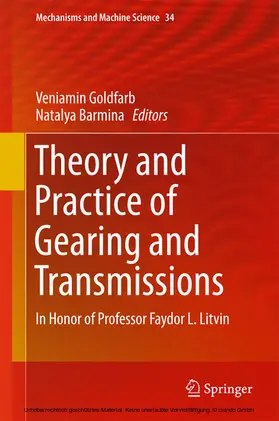 Goldfarb / Barmina | Theory and Practice of Gearing and Transmissions | E-Book | www.sack.de