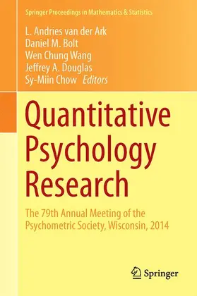 van der Ark / Bolt / Chow |  Quantitative Psychology Research | Buch |  Sack Fachmedien