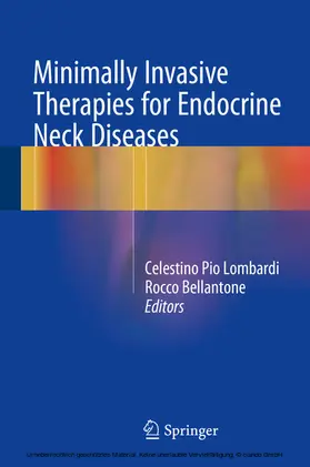 Lombardi / Bellantone | Minimally Invasive Therapies for Endocrine Neck Diseases | E-Book | www.sack.de