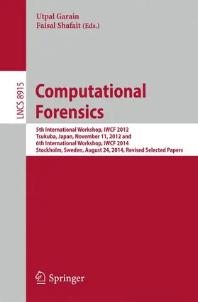 Shafait / Garain |  Computational Forensics | Buch |  Sack Fachmedien
