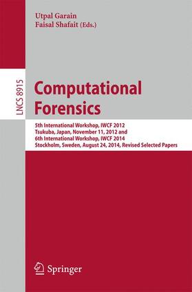Shafait / Garain | Computational Forensics | Buch | sack.de