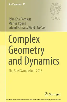 Fornæss / Irgens / Wold | Complex Geometry and Dynamics | E-Book | sack.de