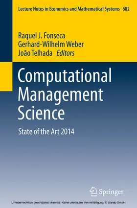 Fonseca / Weber / Telhada | Computational Management Science | E-Book | sack.de