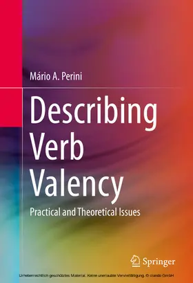 Perini |  Describing Verb Valency | eBook | Sack Fachmedien