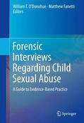 Fanetti / O'Donohue |  Forensic Interviews Regarding Child Sexual Abuse | Buch |  Sack Fachmedien