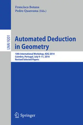 Botana / Quaresma | Automated Deduction in Geometry | E-Book | sack.de