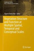 Box |  Vegetation Structure and Function at Multiple Spatial, Temporal and Conceptual Scales | Buch |  Sack Fachmedien