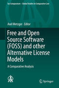 Metzger |  Free and Open Source Software (FOSS) and other Alternative License Models | eBook | Sack Fachmedien