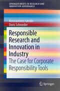 Schroeder / Iatridis |  Responsible Research and Innovation in Industry | Buch |  Sack Fachmedien