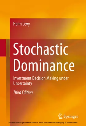 Levy |  Stochastic Dominance | eBook | Sack Fachmedien
