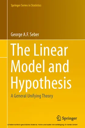 Seber |  The Linear Model and Hypothesis | eBook | Sack Fachmedien