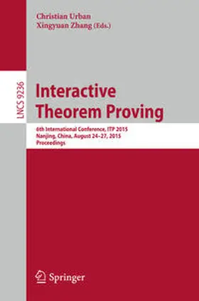 Urban / Zhang |  Interactive Theorem Proving | eBook | Sack Fachmedien