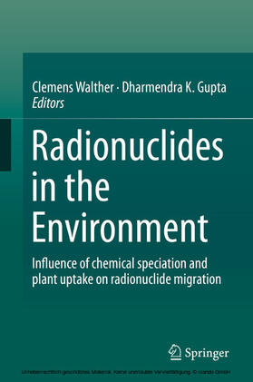 Walther / Gupta | Radionuclides in the Environment | E-Book | sack.de