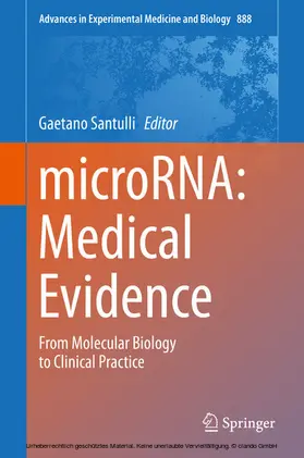 Santulli | microRNA: Medical Evidence | E-Book | www.sack.de