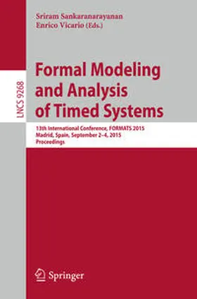 Sankaranarayanan / Vicario | Formal Modeling and Analysis of Timed Systems | E-Book | www.sack.de