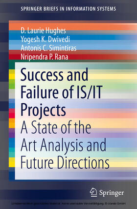 Hughes / Dwivedi / Simintiras | Success and Failure of IS/IT Projects | E-Book | sack.de