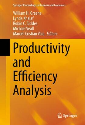 Greene / Khalaf / Voia |  Productivity and Efficiency Analysis | Buch |  Sack Fachmedien