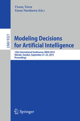 Torra / Narukawa | Modeling Decisions for Artificial Intelligence | E-Book | sack.de