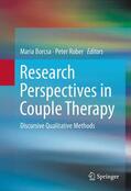 Rober / Borcsa |  Research Perspectives in Couple Therapy | Buch |  Sack Fachmedien