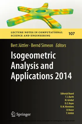 Jüttler / Simeon | Isogeometric Analysis and Applications 2014 | E-Book | sack.de