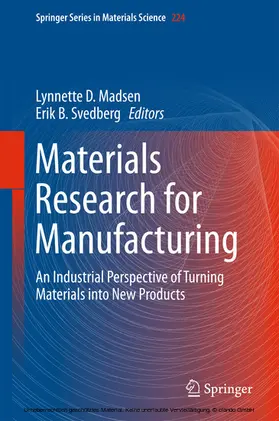 Madsen / Svedberg | Materials Research for Manufacturing | E-Book | www.sack.de