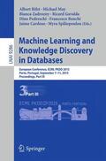 Bifet / May / Zadrozny |  Machine Learning and Knowledge Discovery in Databases | Buch |  Sack Fachmedien