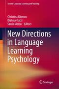 Gkonou / Mercer / Tatzl |  New Directions in Language Learning Psychology | Buch |  Sack Fachmedien