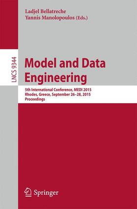 Manolopoulos / Bellatreche |  Model and Data Engineering | Buch |  Sack Fachmedien
