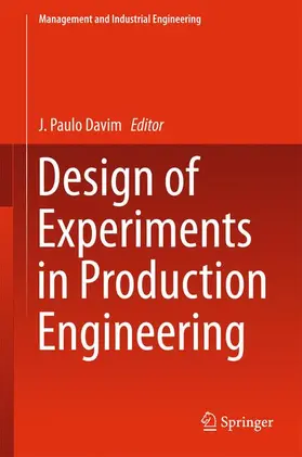 Davim |  Design of Experiments in Production Engineering | Buch |  Sack Fachmedien