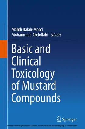 Balali-Mood / Abdollahi | Basic and Clinical Toxicology of Mustard Compounds | E-Book | www.sack.de