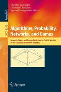 Zaroliagis / Kontogiannis / Pantziou |  Algorithms, Probability, Networks, and Games | Buch |  Sack Fachmedien