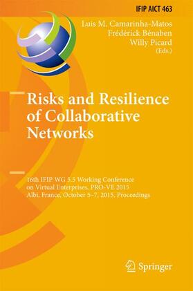 Camarinha-Matos / Picard / Benaben | Risks and Resilience of Collaborative Networks | Buch | 978-3-319-24140-1 | sack.de