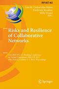 Camarinha-Matos / Picard / Benaben |  Risks and Resilience of Collaborative Networks | Buch |  Sack Fachmedien