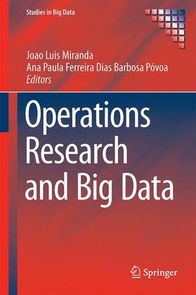 de Miranda / Póvoa | Operations Research and Big Data | Buch | 978-3-319-24152-4 | sack.de