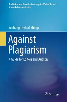 Zhang |  Against Plagiarism | Buch |  Sack Fachmedien