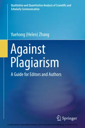 Zhang |  Against Plagiarism | eBook | Sack Fachmedien