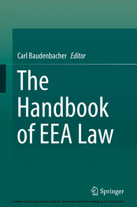 Baudenbacher | The Handbook of EEA Law | E-Book | sack.de