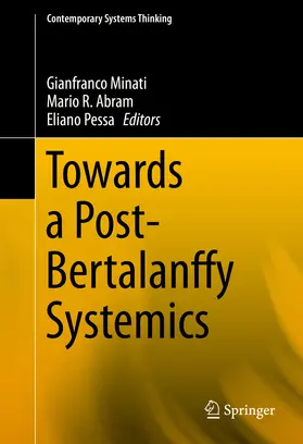 Minati / Abram / Pessa | Towards a Post-Bertalanffy Systemics | E-Book | sack.de