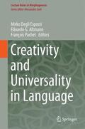 Degli Esposti / Pachet / Altmann |  Creativity and Universality in Language | Buch |  Sack Fachmedien