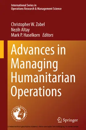 Zobel / Altay / Haselkorn |  Advances in Managing Humanitarian Operations | eBook | Sack Fachmedien