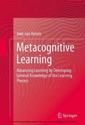 Velzen |  Metacognitive Learning | eBook | Sack Fachmedien