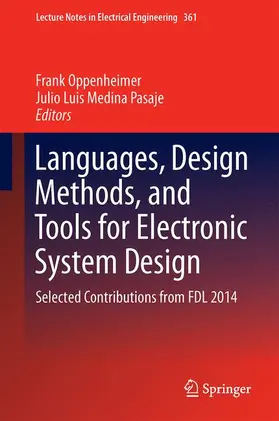 Medina Pasaje / Oppenheimer |  Languages, Design Methods, and Tools for Electronic System Design | Buch |  Sack Fachmedien