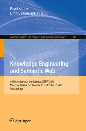 Klinov / Mouromtsev | Knowledge Engineering and Semantic Web | E-Book | sack.de