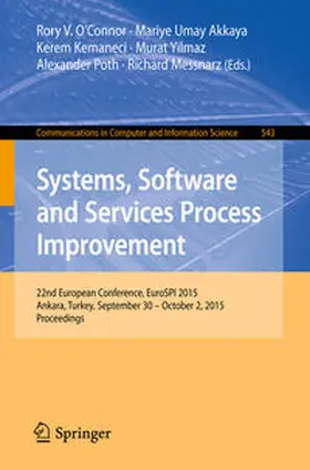 O’Connor / Umay Akkaya / Kemaneci | Systems, Software and Services Process Improvement | E-Book | sack.de