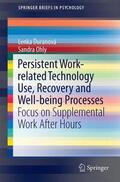Ohly / Duranová / Duranová |  Persistent Work-related Technology Use, Recovery and Well-being Processes | Buch |  Sack Fachmedien