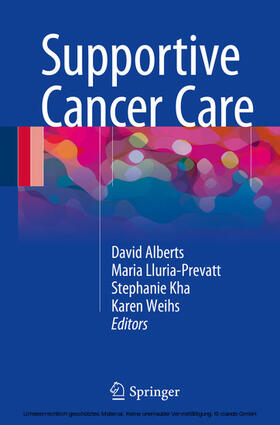 Alberts / Lluria-Prevatt / Kha | Supportive Cancer Care | E-Book | sack.de