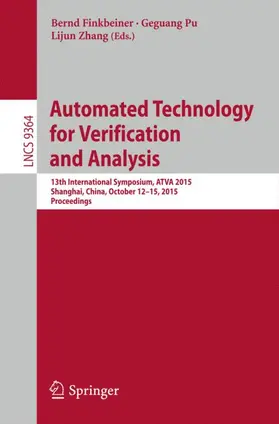 Finkbeiner / Pu / Zhang |  Automated Technology for Verification and Analysis | Buch |  Sack Fachmedien
