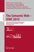 Arenas / Thirunarayan / Corcho |  The Semantic Web - ISWC 2015 | Buch |  Sack Fachmedien