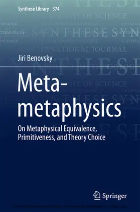 Benovsky | Meta-metaphysics | E-Book | www.sack.de